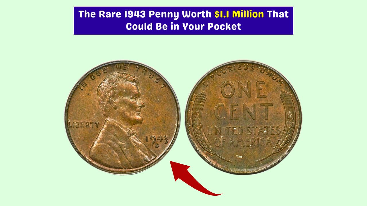1943 copper Lincoln Wheat Penny